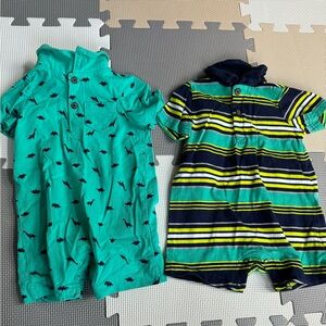 Like New Carter’s 2 pack Romper Set -Size 12 months